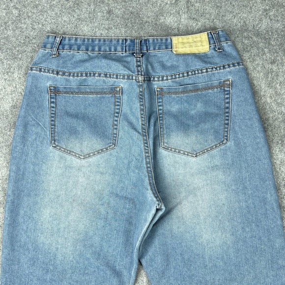 Redhead Jeans Mens‎ 34 X 34 Blue Straight Leg Faded Denim Pants VTG 90s Outdoors - Picture 7 of 12